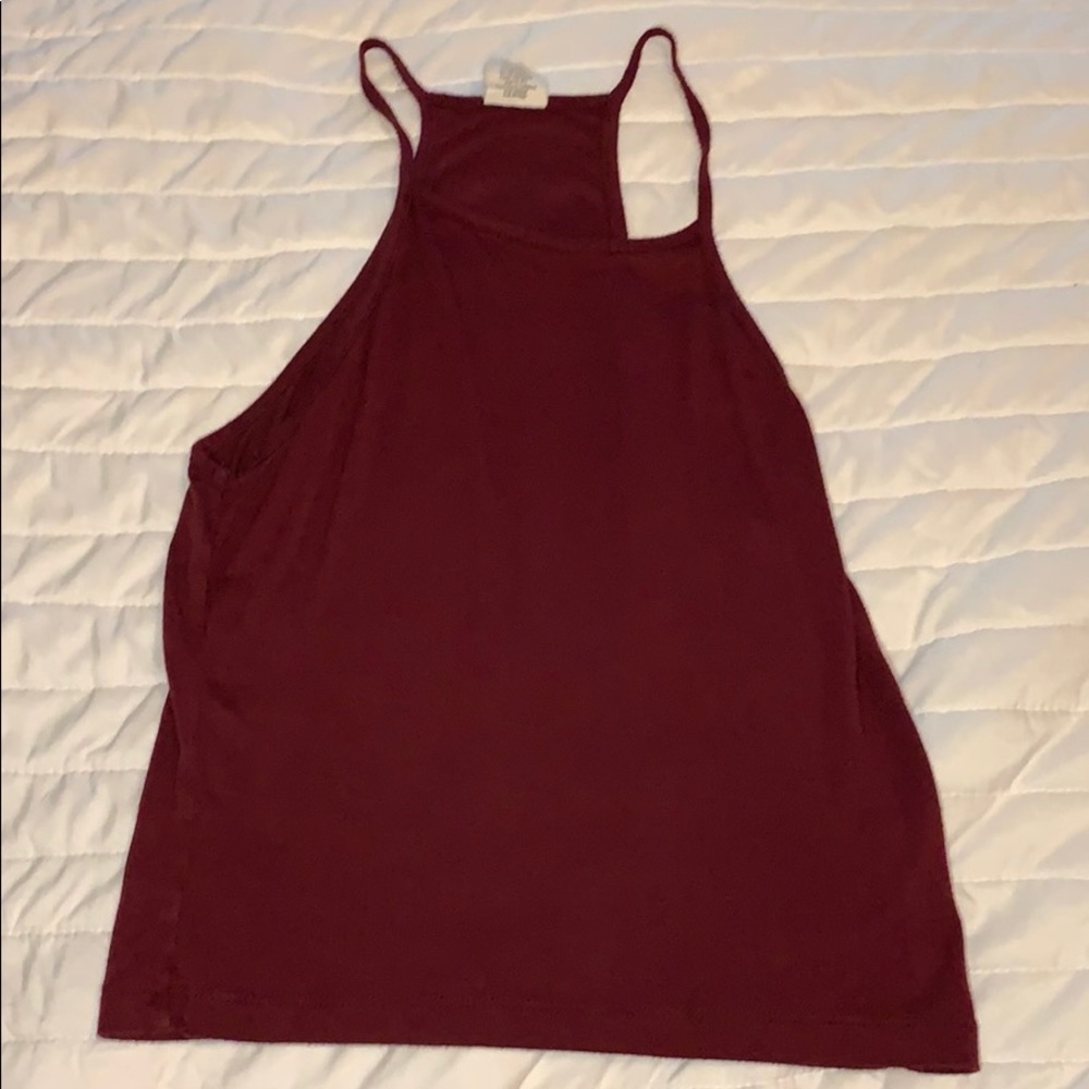 red tank top